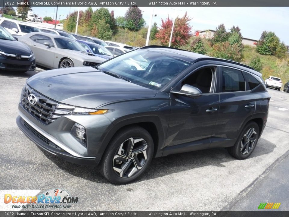 2022 Hyundai Tucson SEL Convienience Hybrid AWD Amazon Gray / Black Photo #6