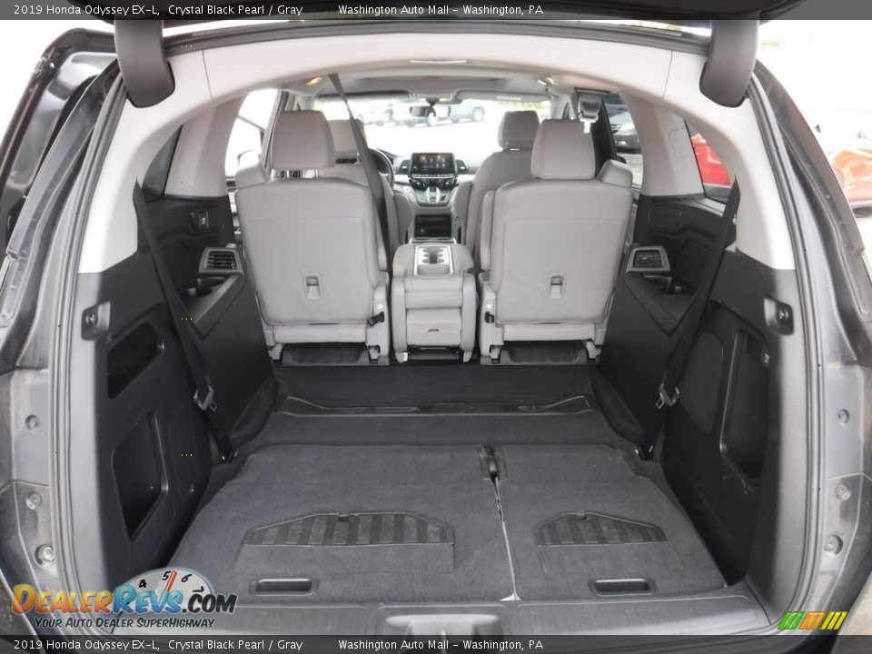 2019 Honda Odyssey EX-L Crystal Black Pearl / Gray Photo #31