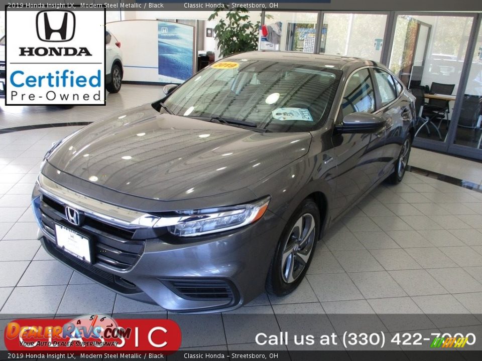 2019 Honda Insight LX Modern Steel Metallic / Black Photo #1