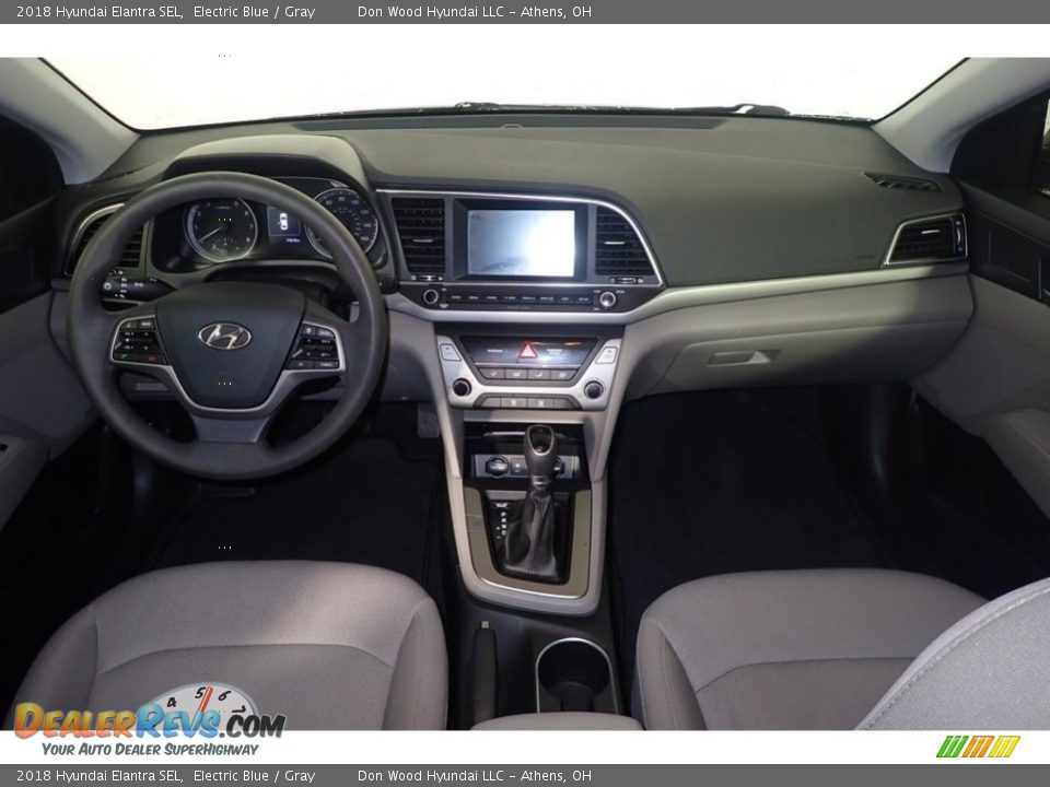 2018 Hyundai Elantra SEL Electric Blue / Gray Photo #22