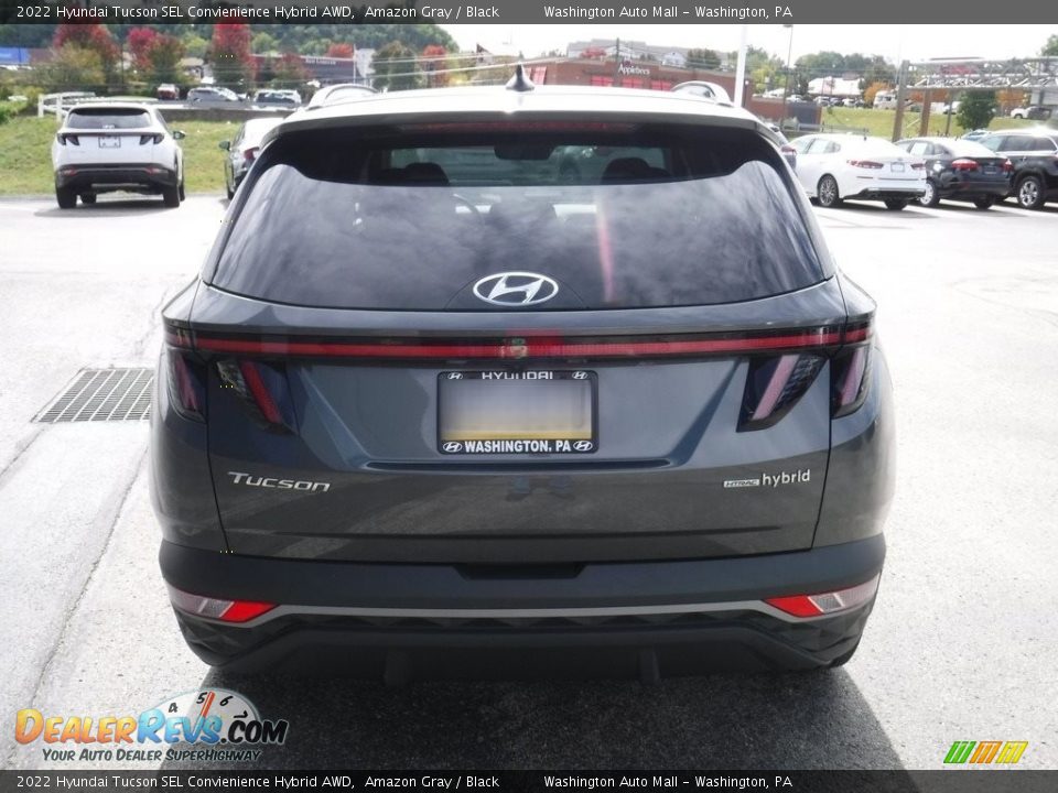 2022 Hyundai Tucson SEL Convienience Hybrid AWD Amazon Gray / Black Photo #8