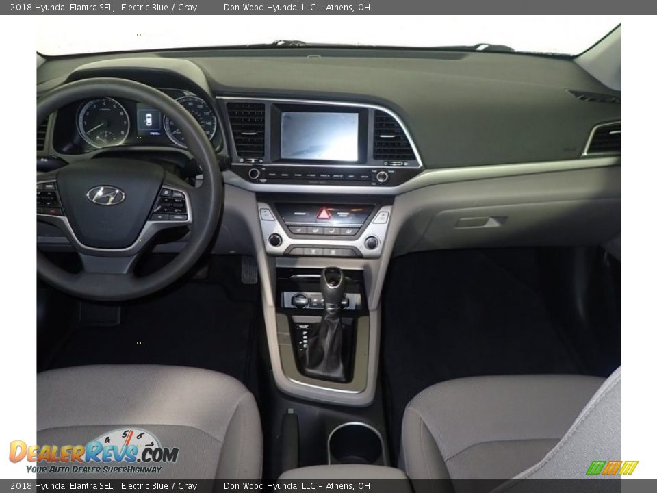 2018 Hyundai Elantra SEL Electric Blue / Gray Photo #23