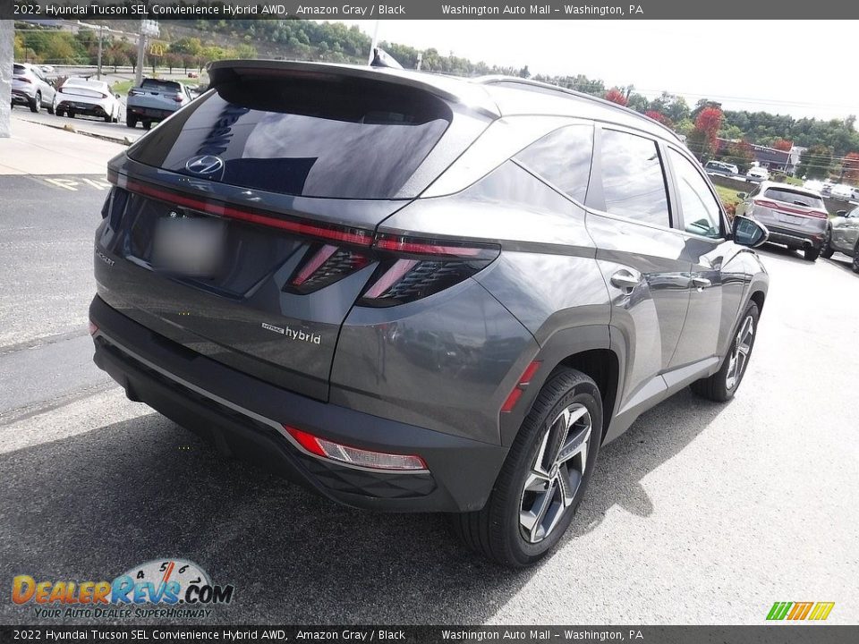 2022 Hyundai Tucson SEL Convienience Hybrid AWD Amazon Gray / Black Photo #9