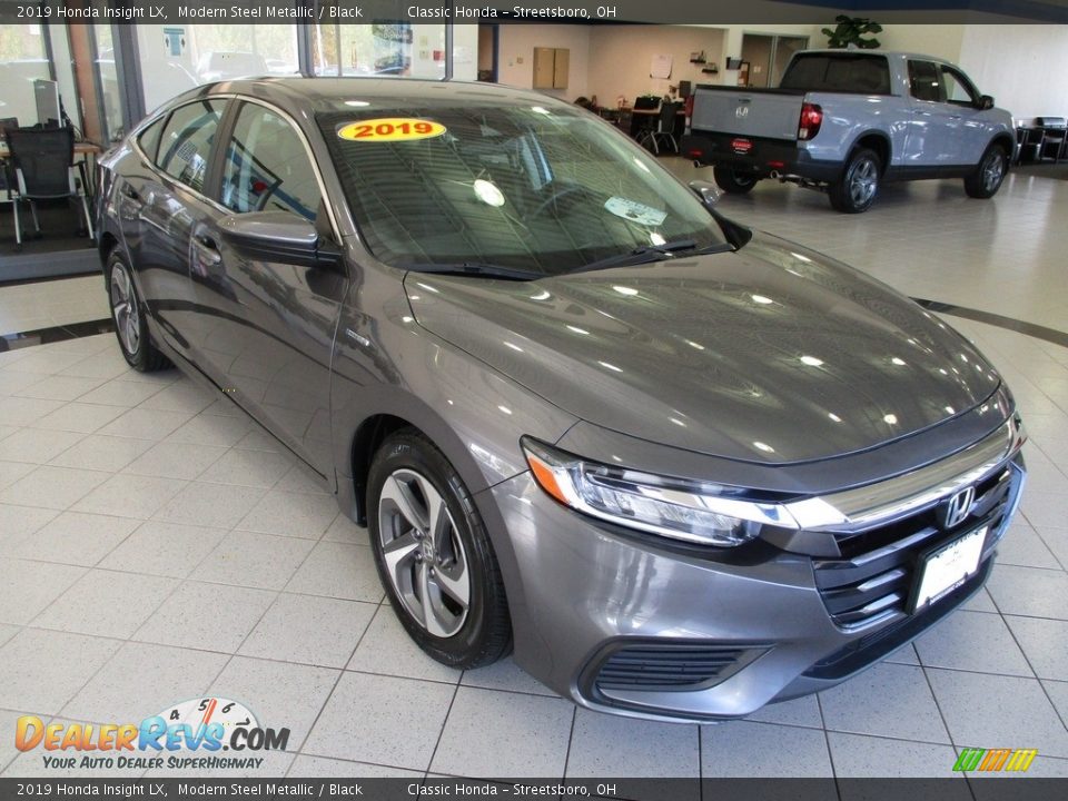 2019 Honda Insight LX Modern Steel Metallic / Black Photo #3