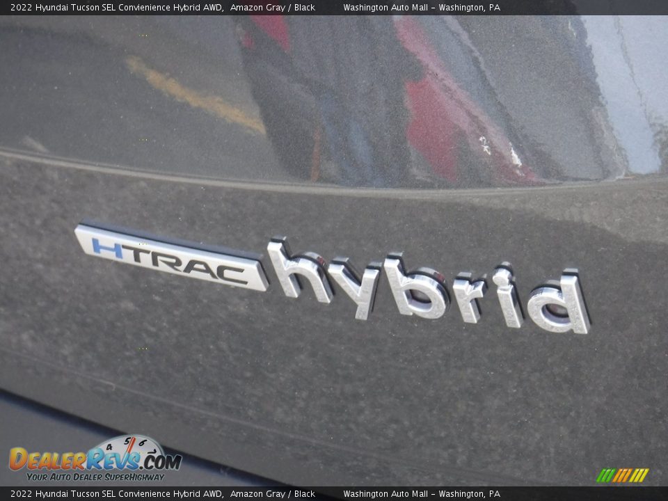 2022 Hyundai Tucson SEL Convienience Hybrid AWD Amazon Gray / Black Photo #10
