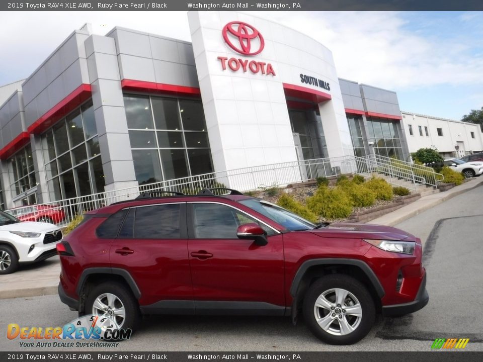 2019 Toyota RAV4 XLE AWD Ruby Flare Pearl / Black Photo #2