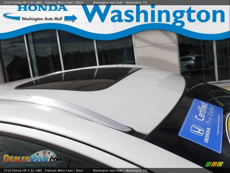 2019 Honda HR-V EX AWD Platinum White Pearl / Black Photo #3