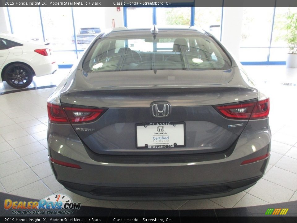 2019 Honda Insight LX Modern Steel Metallic / Black Photo #8