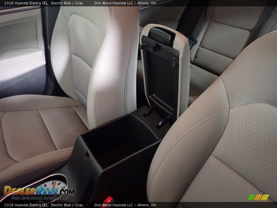 2018 Hyundai Elantra SEL Electric Blue / Gray Photo #31