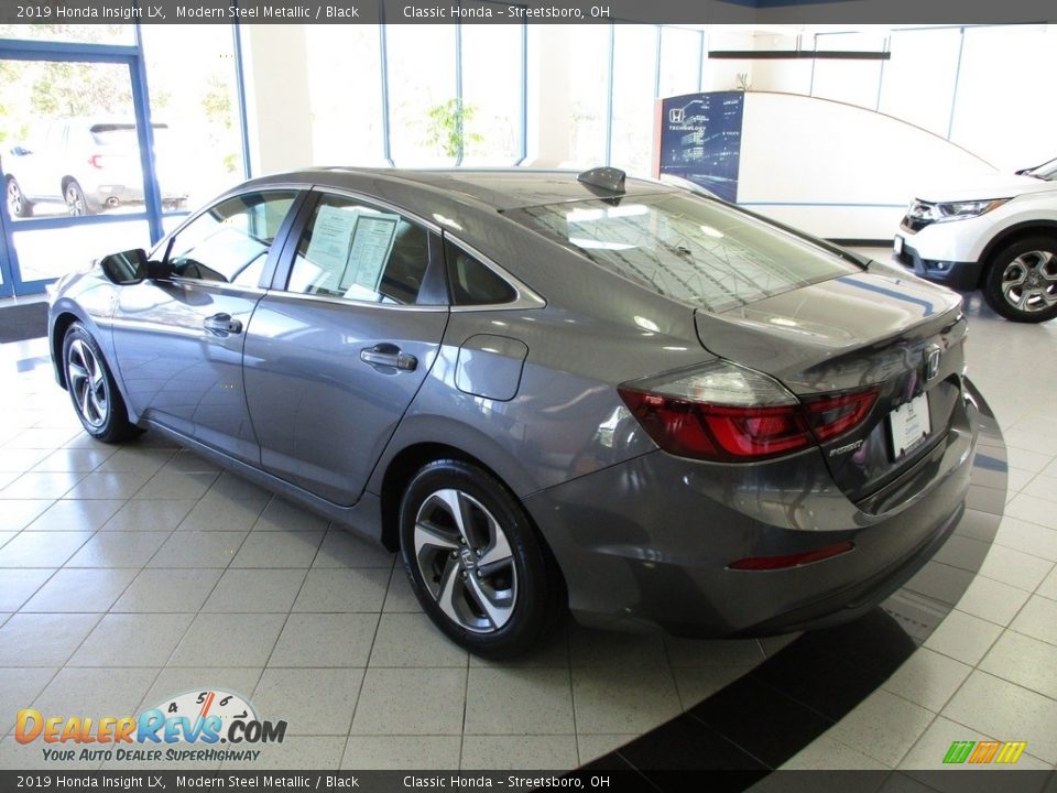 2019 Honda Insight LX Modern Steel Metallic / Black Photo #9