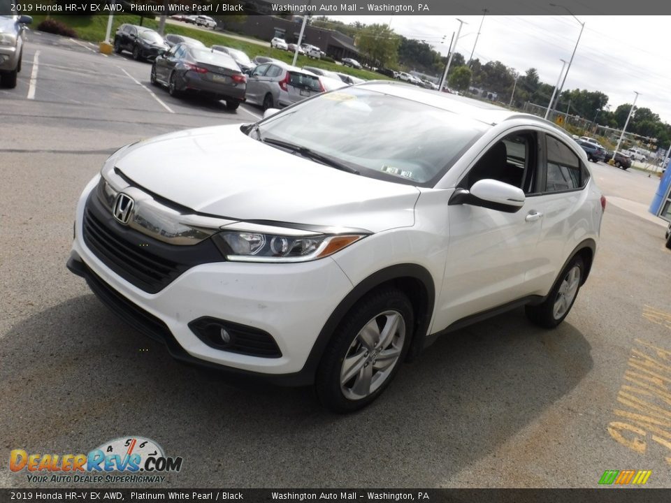 2019 Honda HR-V EX AWD Platinum White Pearl / Black Photo #5