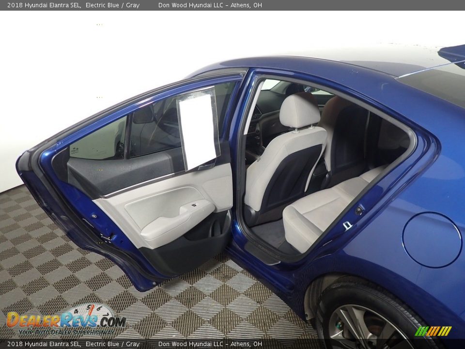 2018 Hyundai Elantra SEL Electric Blue / Gray Photo #32