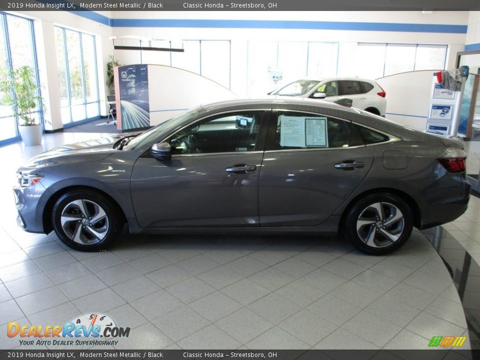 2019 Honda Insight LX Modern Steel Metallic / Black Photo #10