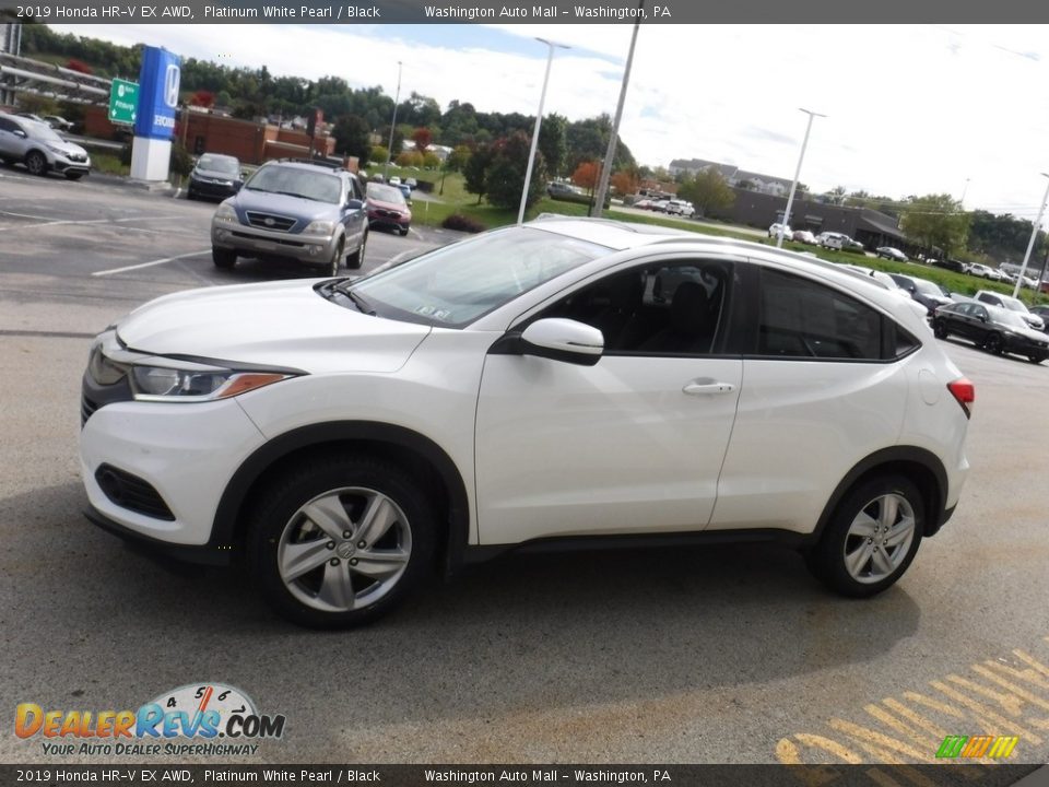2019 Honda HR-V EX AWD Platinum White Pearl / Black Photo #6