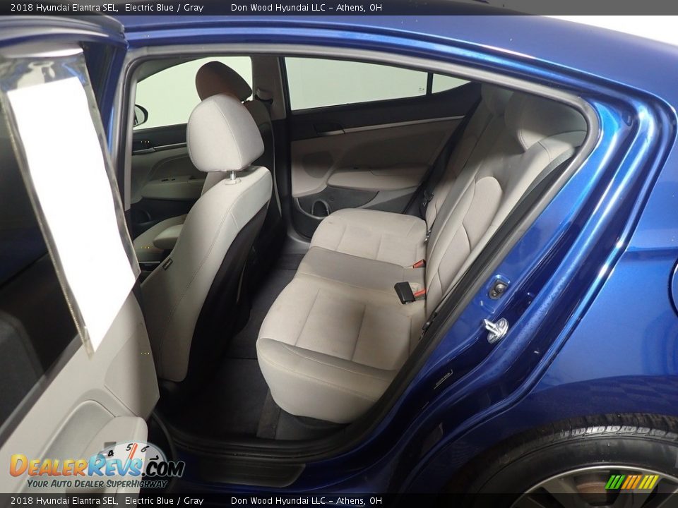 2018 Hyundai Elantra SEL Electric Blue / Gray Photo #33