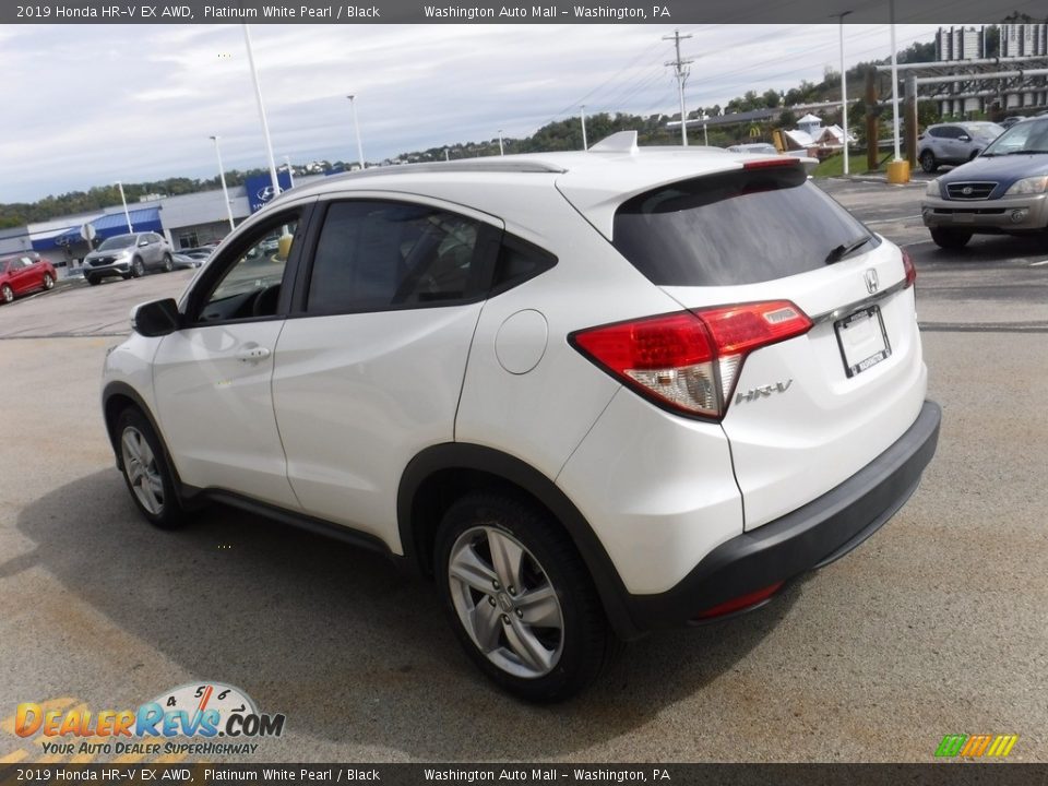 2019 Honda HR-V EX AWD Platinum White Pearl / Black Photo #7