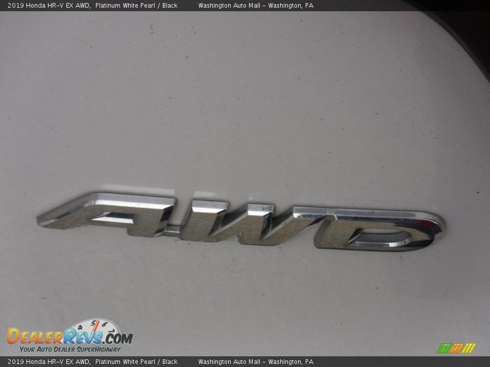 2019 Honda HR-V EX AWD Platinum White Pearl / Black Photo #9