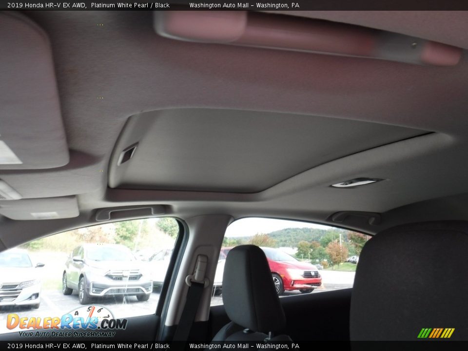 2019 Honda HR-V EX AWD Platinum White Pearl / Black Photo #10