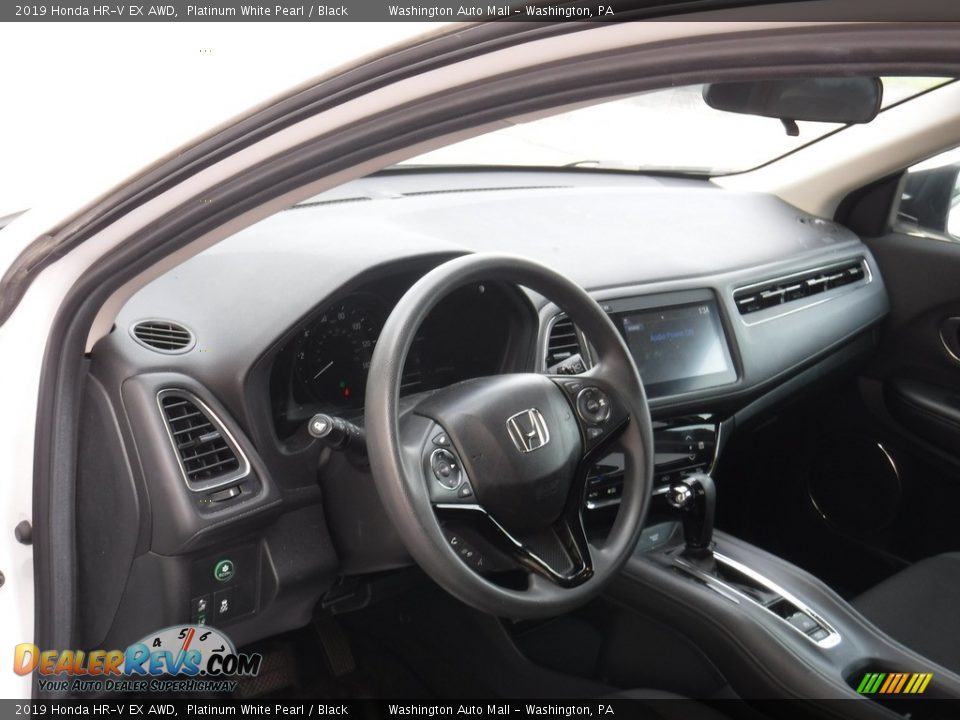 2019 Honda HR-V EX AWD Platinum White Pearl / Black Photo #12