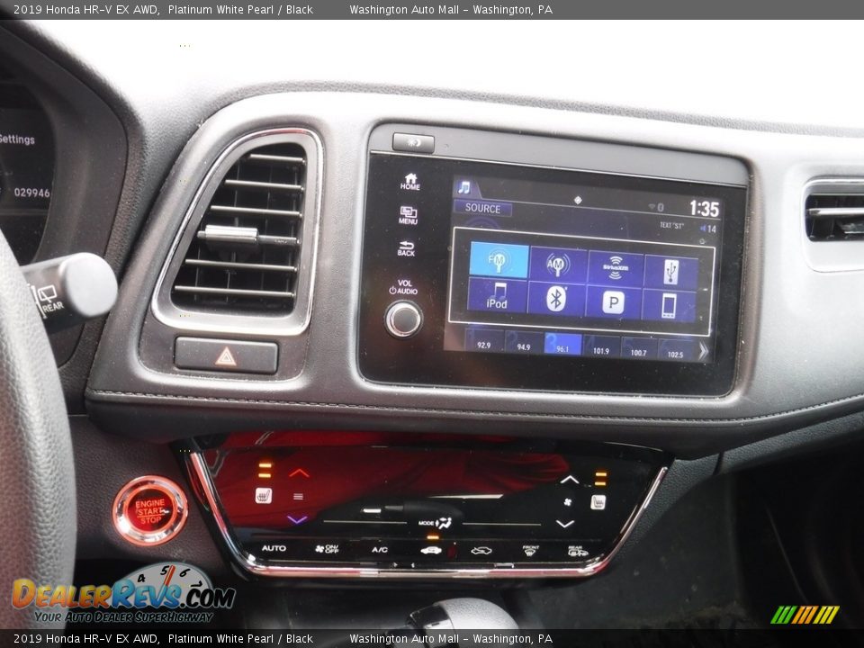2019 Honda HR-V EX AWD Platinum White Pearl / Black Photo #16