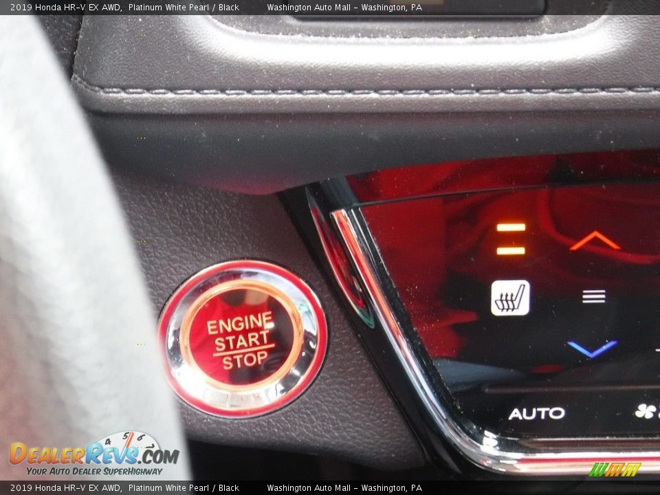 2019 Honda HR-V EX AWD Platinum White Pearl / Black Photo #17