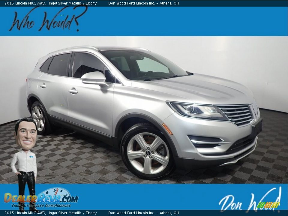 2015 Lincoln MKC AWD Ingot Silver Metallic / Ebony Photo #1
