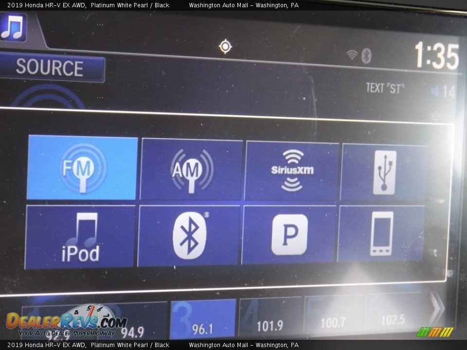 2019 Honda HR-V EX AWD Platinum White Pearl / Black Photo #18