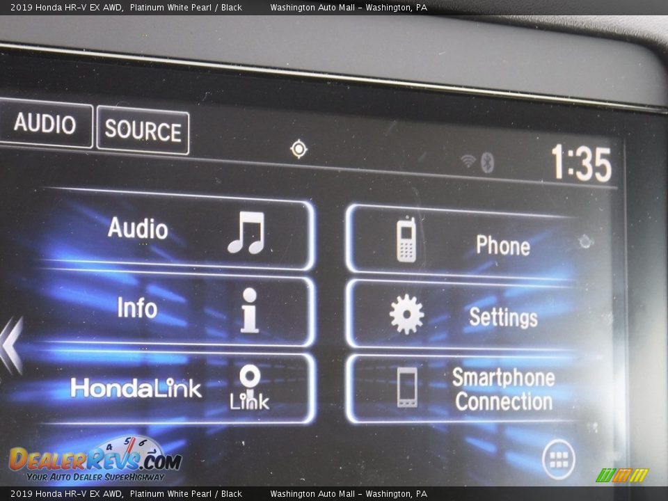 2019 Honda HR-V EX AWD Platinum White Pearl / Black Photo #19