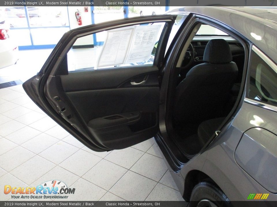 2019 Honda Insight LX Modern Steel Metallic / Black Photo #23