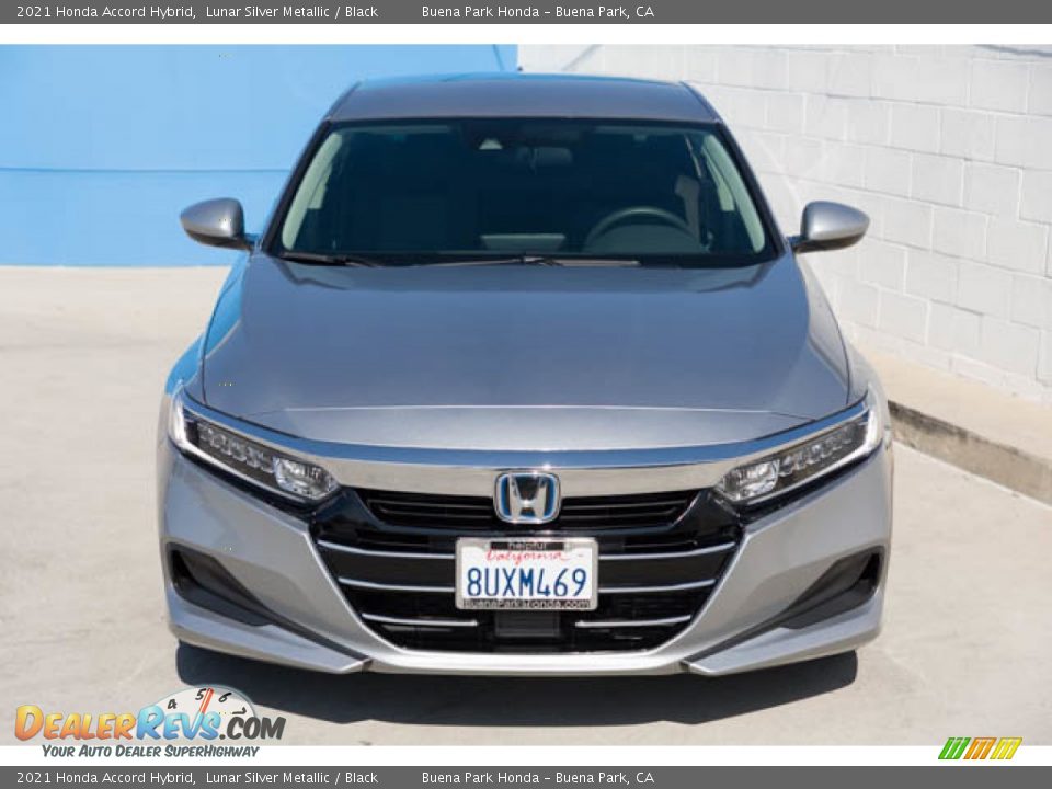 2021 Honda Accord Hybrid Lunar Silver Metallic / Black Photo #8