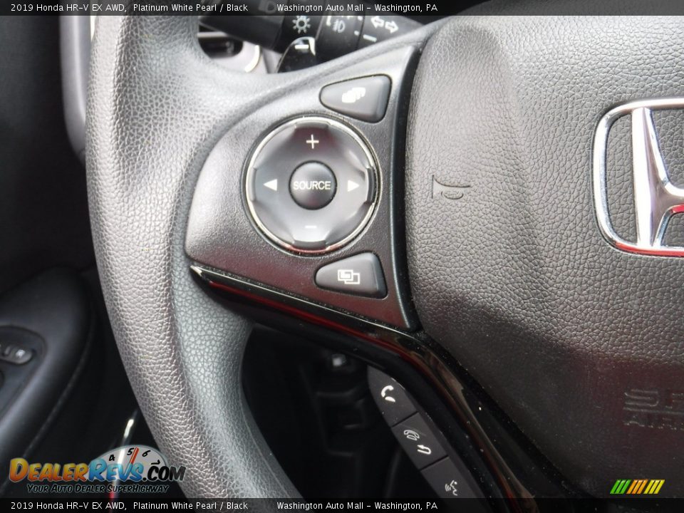 2019 Honda HR-V EX AWD Platinum White Pearl / Black Photo #24