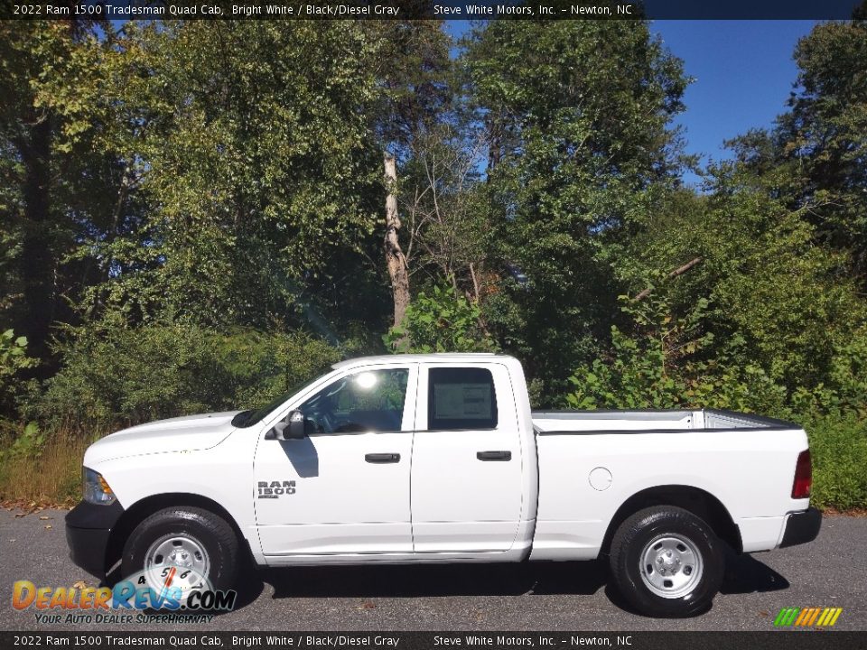 Bright White 2022 Ram 1500 Tradesman Quad Cab Photo #1