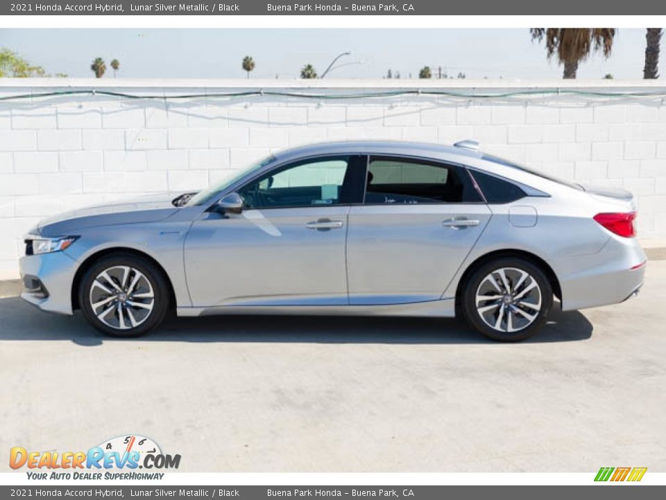 2021 Honda Accord Hybrid Lunar Silver Metallic / Black Photo #11