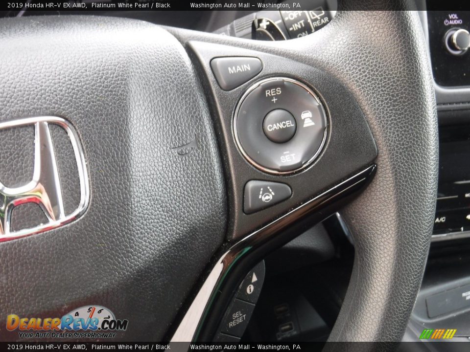 2019 Honda HR-V EX AWD Platinum White Pearl / Black Photo #25