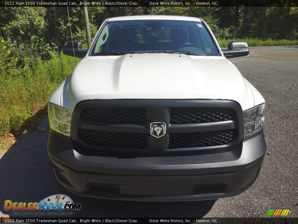 2022 Ram 1500 Tradesman Quad Cab Bright White / Black/Diesel Gray Photo #3