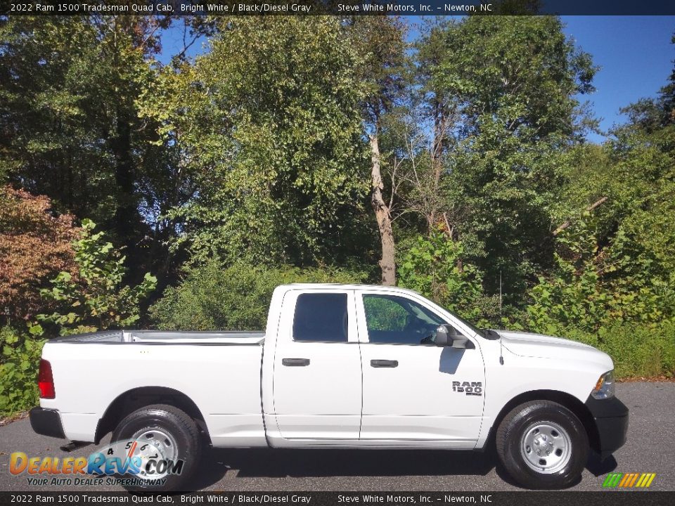 Bright White 2022 Ram 1500 Tradesman Quad Cab Photo #5