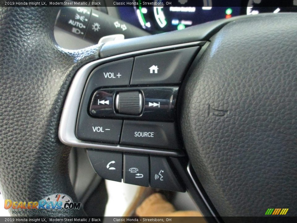 2019 Honda Insight LX Modern Steel Metallic / Black Photo #34