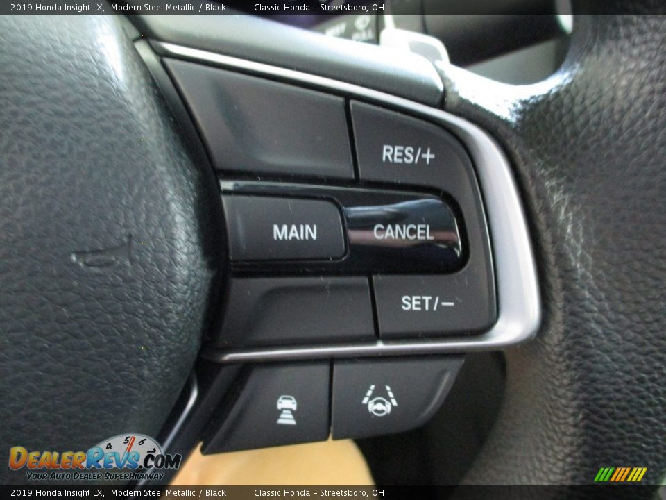 2019 Honda Insight LX Modern Steel Metallic / Black Photo #35