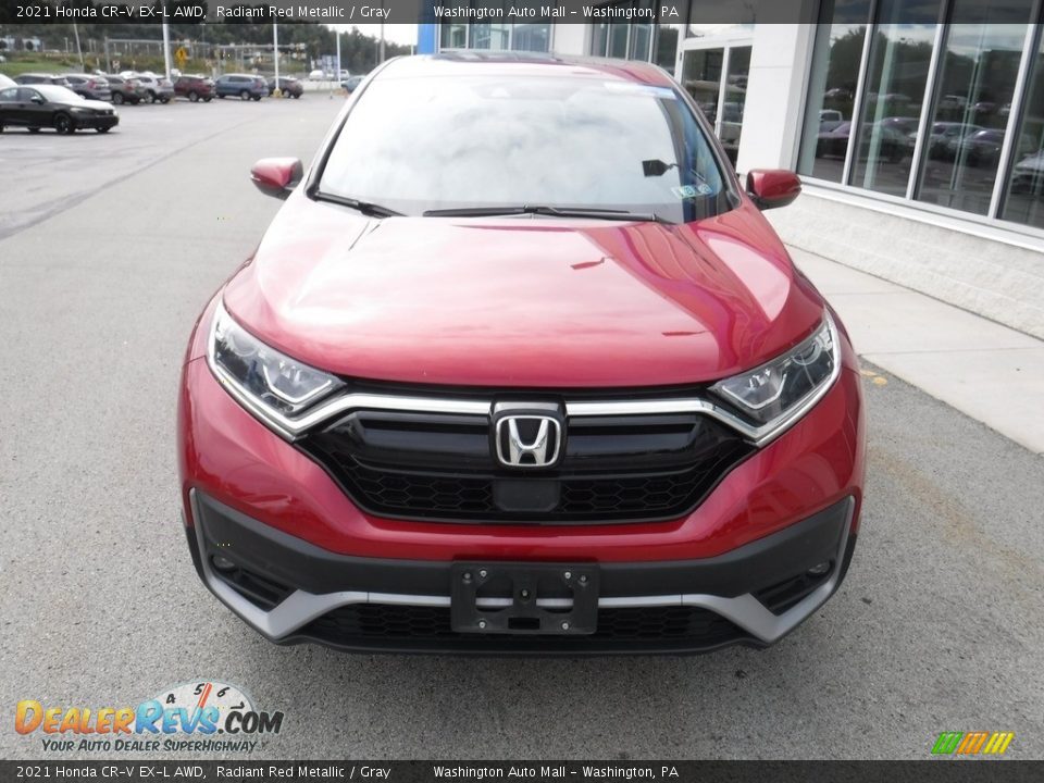 2021 Honda CR-V EX-L AWD Radiant Red Metallic / Gray Photo #4