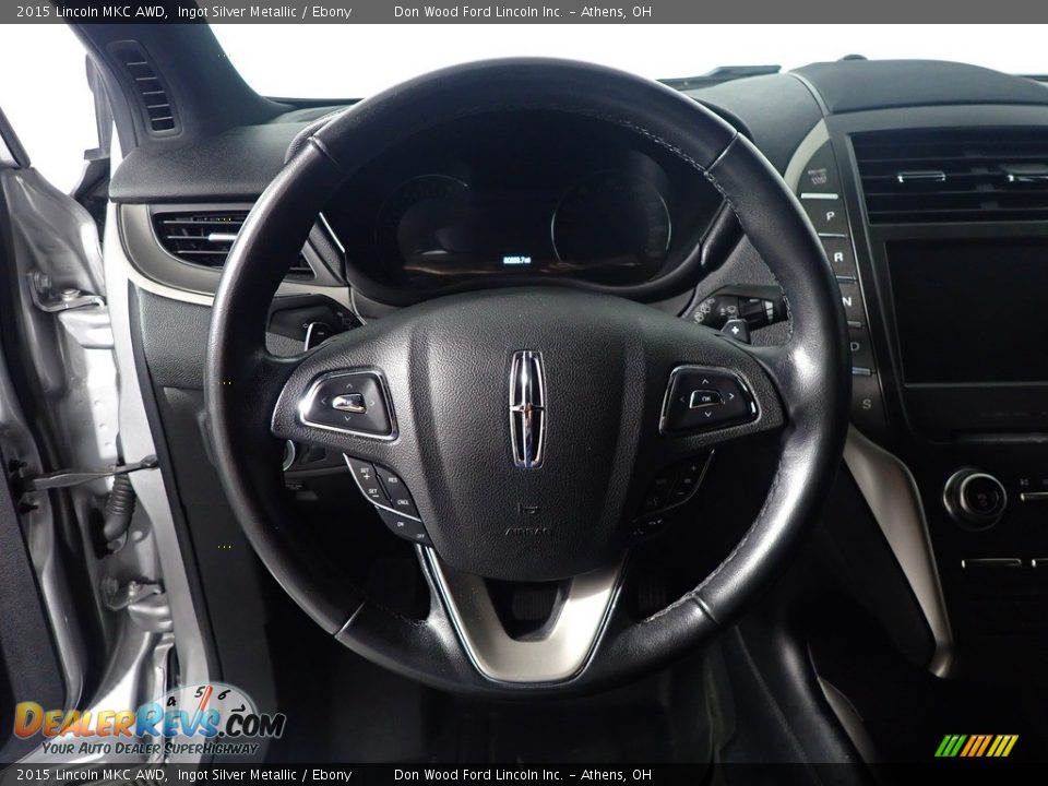 2015 Lincoln MKC AWD Ingot Silver Metallic / Ebony Photo #26