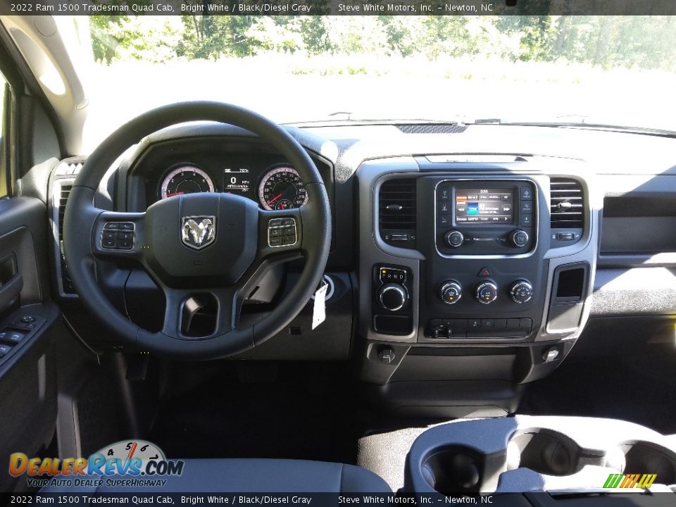 Dashboard of 2022 Ram 1500 Tradesman Quad Cab Photo #17