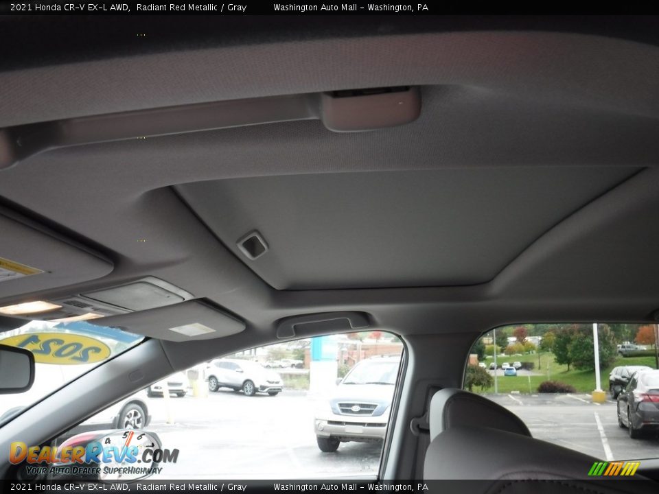 2021 Honda CR-V EX-L AWD Radiant Red Metallic / Gray Photo #13