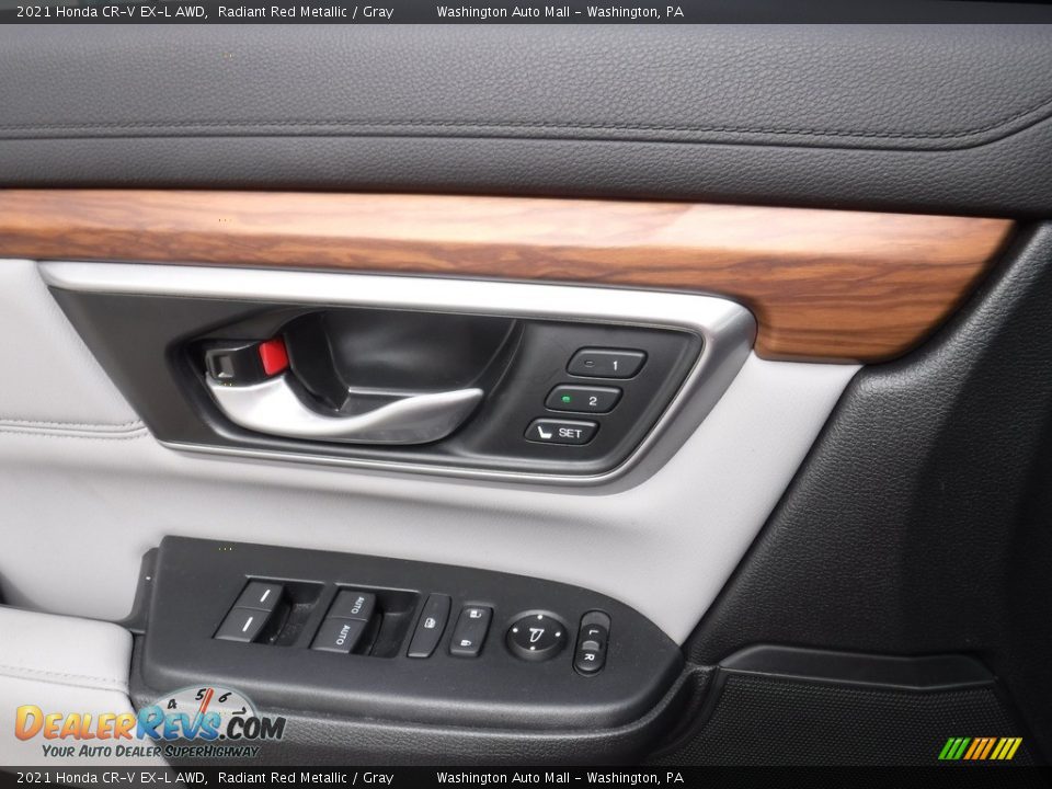2021 Honda CR-V EX-L AWD Radiant Red Metallic / Gray Photo #14