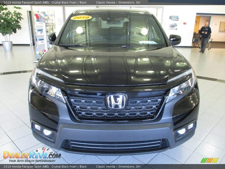 2019 Honda Passport Sport AWD Crystal Black Pearl / Black Photo #2