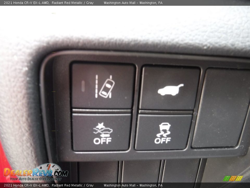 2021 Honda CR-V EX-L AWD Radiant Red Metallic / Gray Photo #16