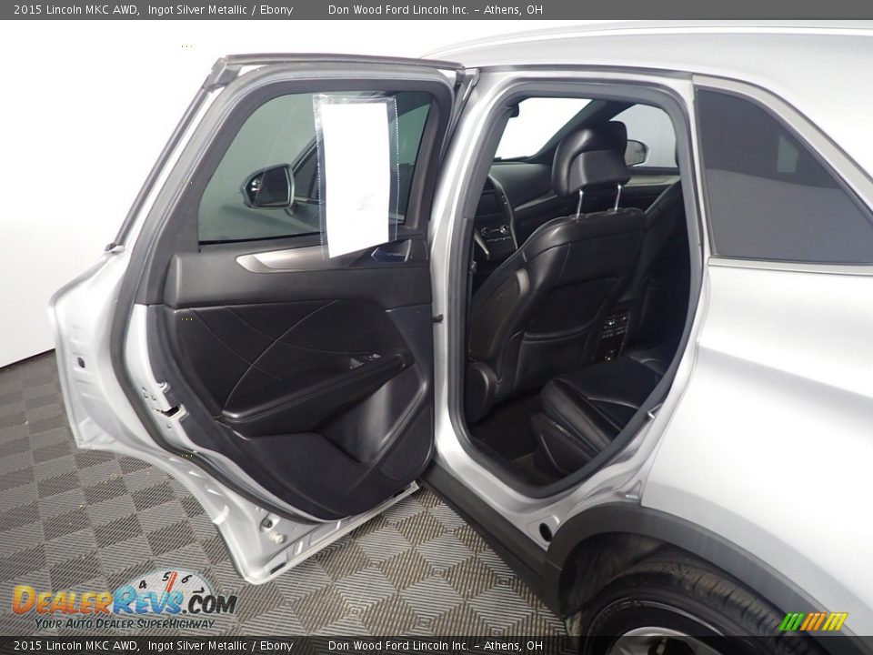 2015 Lincoln MKC AWD Ingot Silver Metallic / Ebony Photo #33