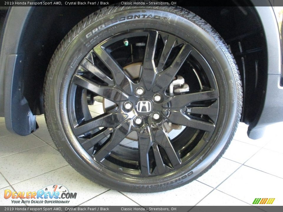 2019 Honda Passport Sport AWD Crystal Black Pearl / Black Photo #5