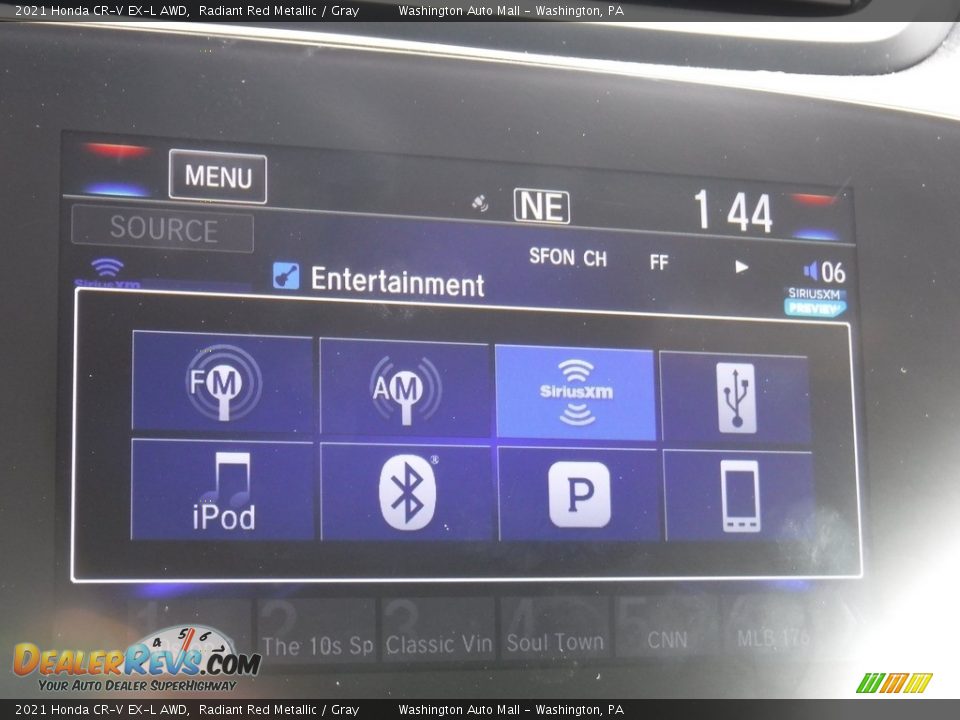 2021 Honda CR-V EX-L AWD Radiant Red Metallic / Gray Photo #21