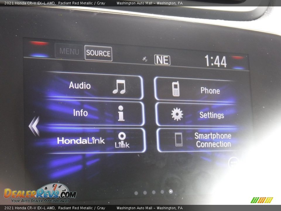 2021 Honda CR-V EX-L AWD Radiant Red Metallic / Gray Photo #22