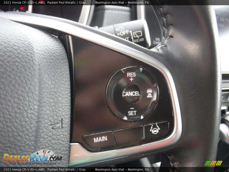 2021 Honda CR-V EX-L AWD Radiant Red Metallic / Gray Photo #25
